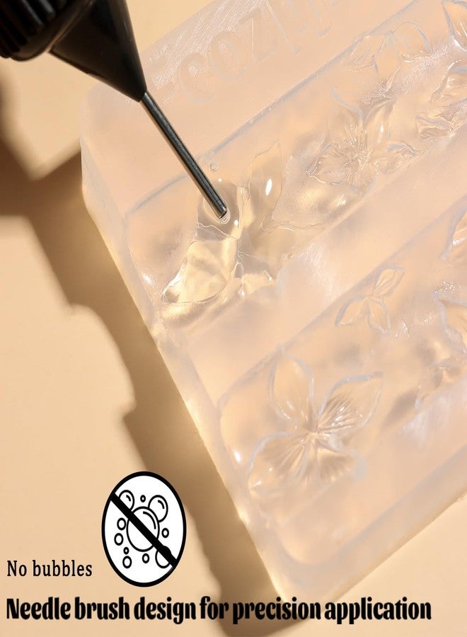 Fcozpjk 3D Sculpting Gel, 15g Clear Molding Gel for Silicone Nail Charms Molds Quick Dry Gels Glue Modeling Carving Flowers Design Nail Charms DIY Home Manicure Salon Supplies UV/LED Cure Needed - Image 3
